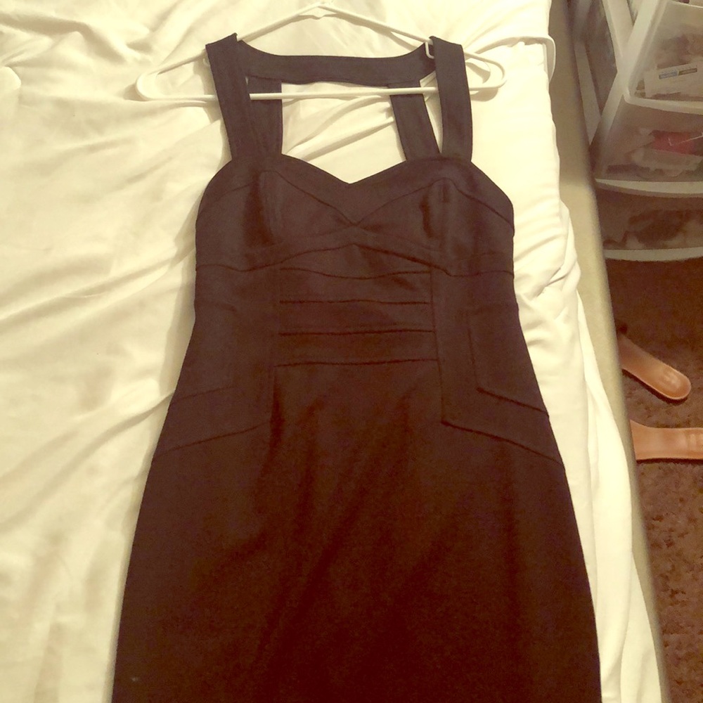 Black short dress